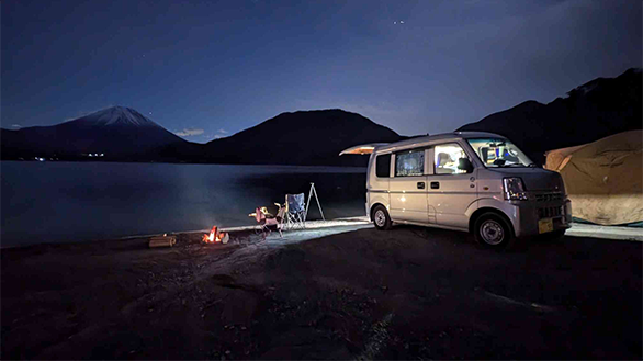 キャンプを楽しむ